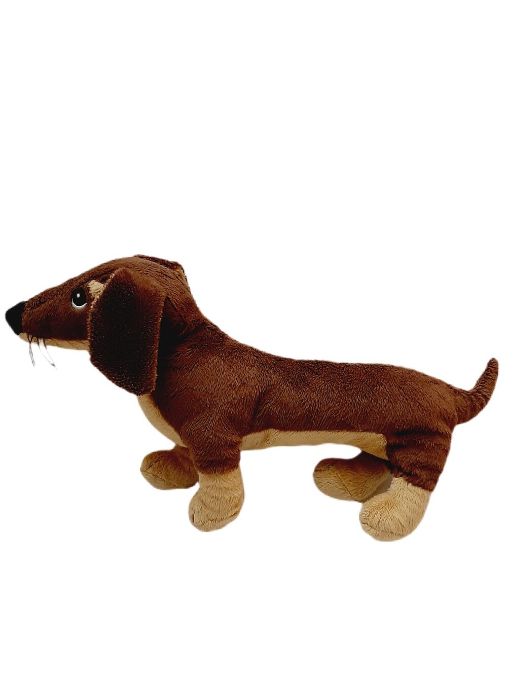 🍒 IKEA Gosig Valp Dachshund Wiener Dog Brown Tan Plush Stuffed Animal Kids Toy